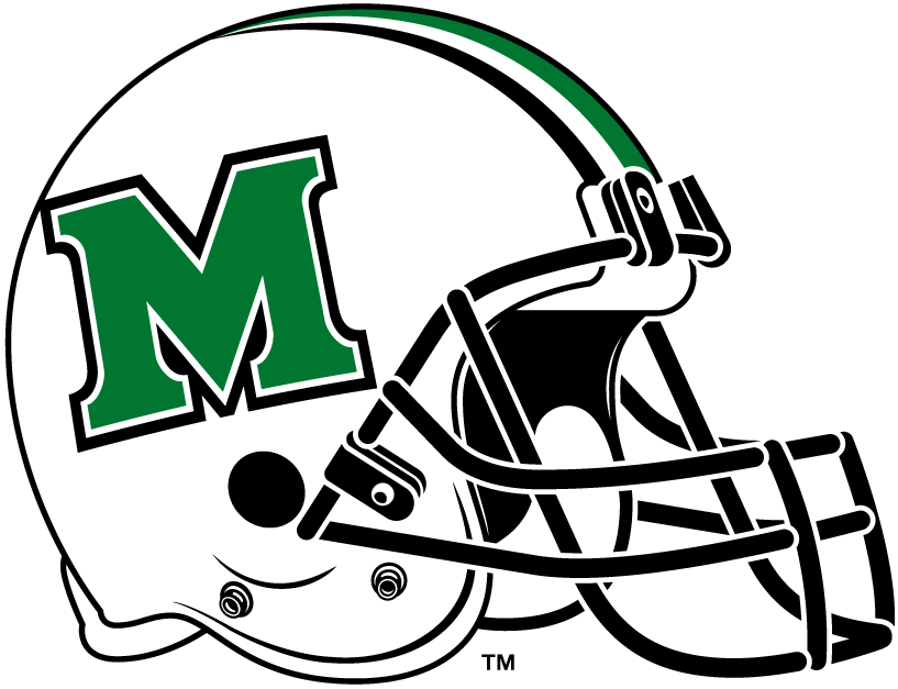 Marshall Thundering Herd 2001-Pres Helmet Logo diy iron on heat transfer